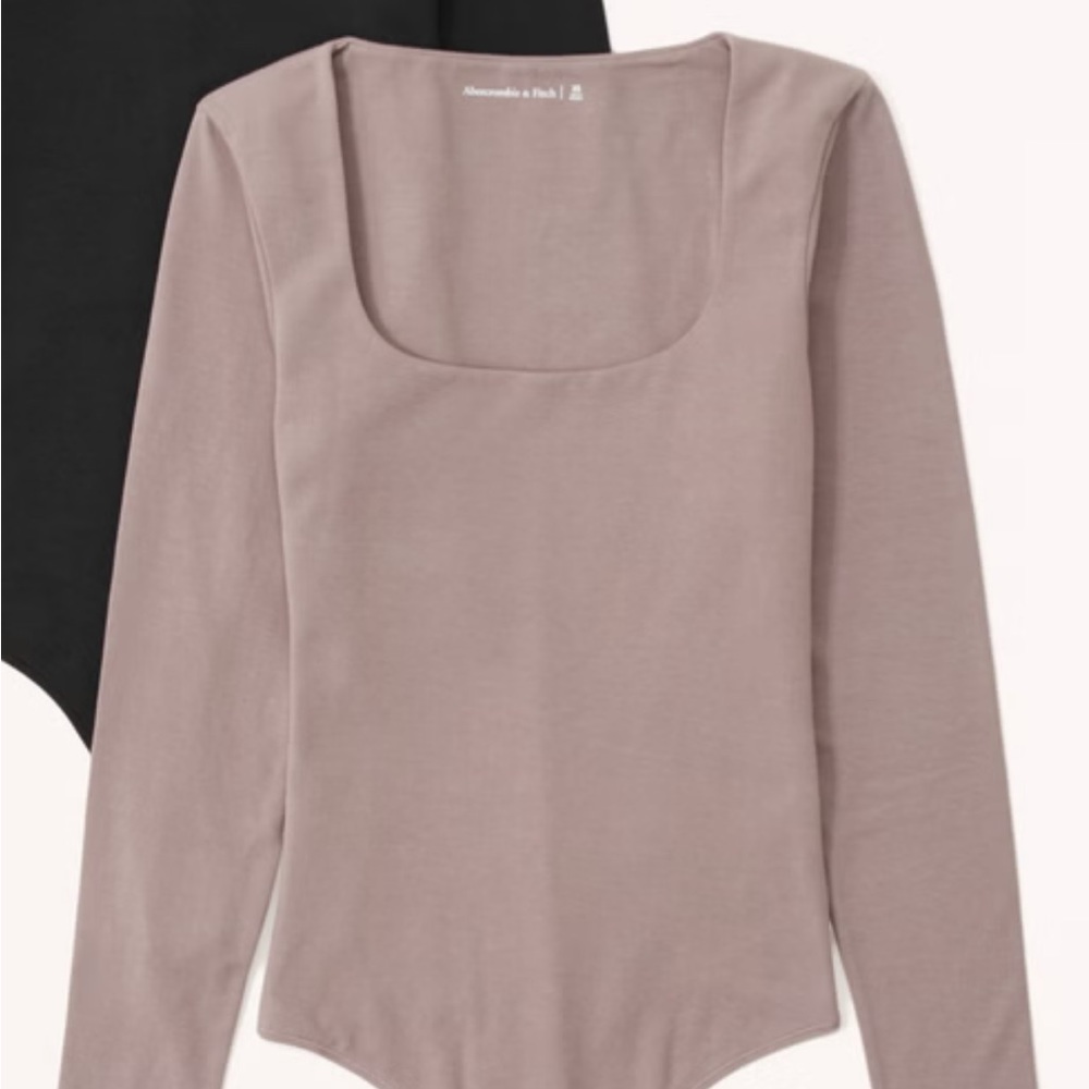 Abercrombie Brown Bodysuit - Squareneck